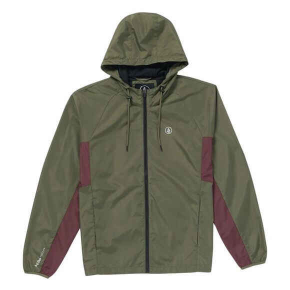 Volcom NWT Wavern Windbreaker Jacket Winter Moss Large - Picture 2 of 5